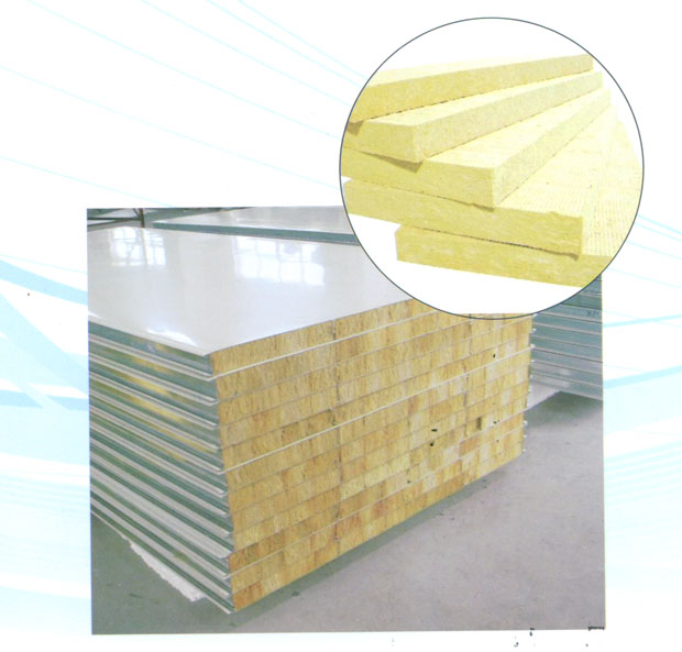 岩棉彩钢净化板